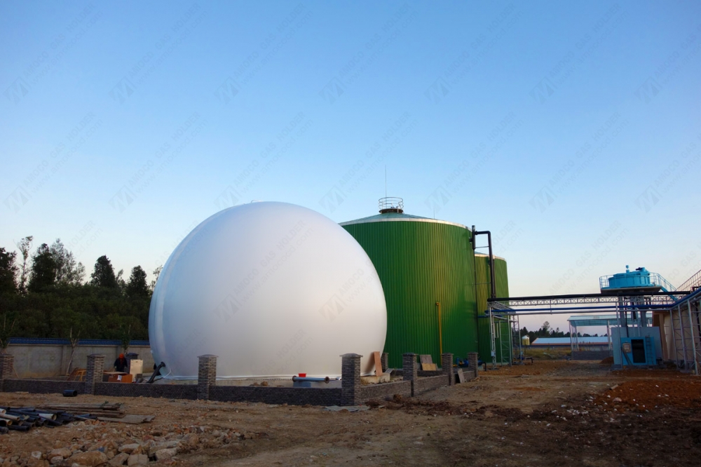 浙江臺(tái)州養(yǎng)豬場(chǎng)膜氣柜項(xiàng)目