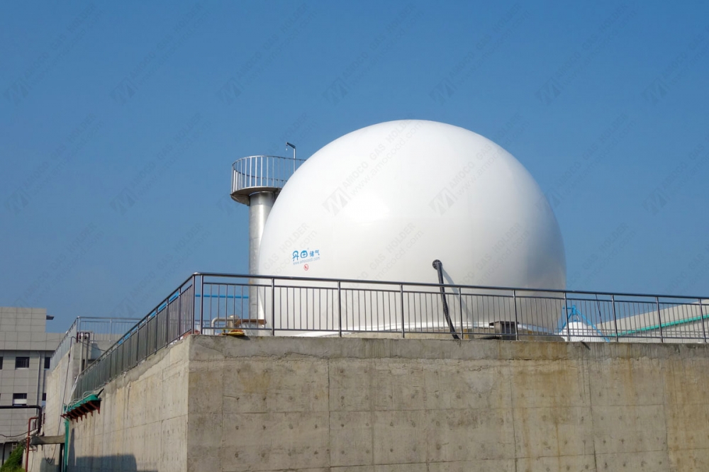 江蘇藥廠雙膜氣柜項目