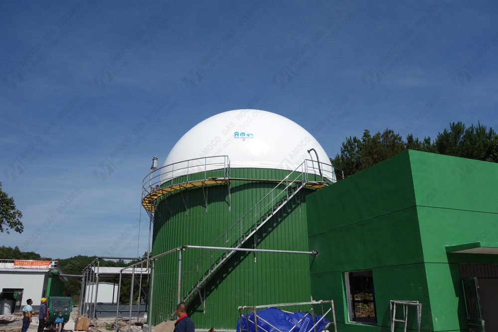 浙江永康市養(yǎng)豬場氣柜