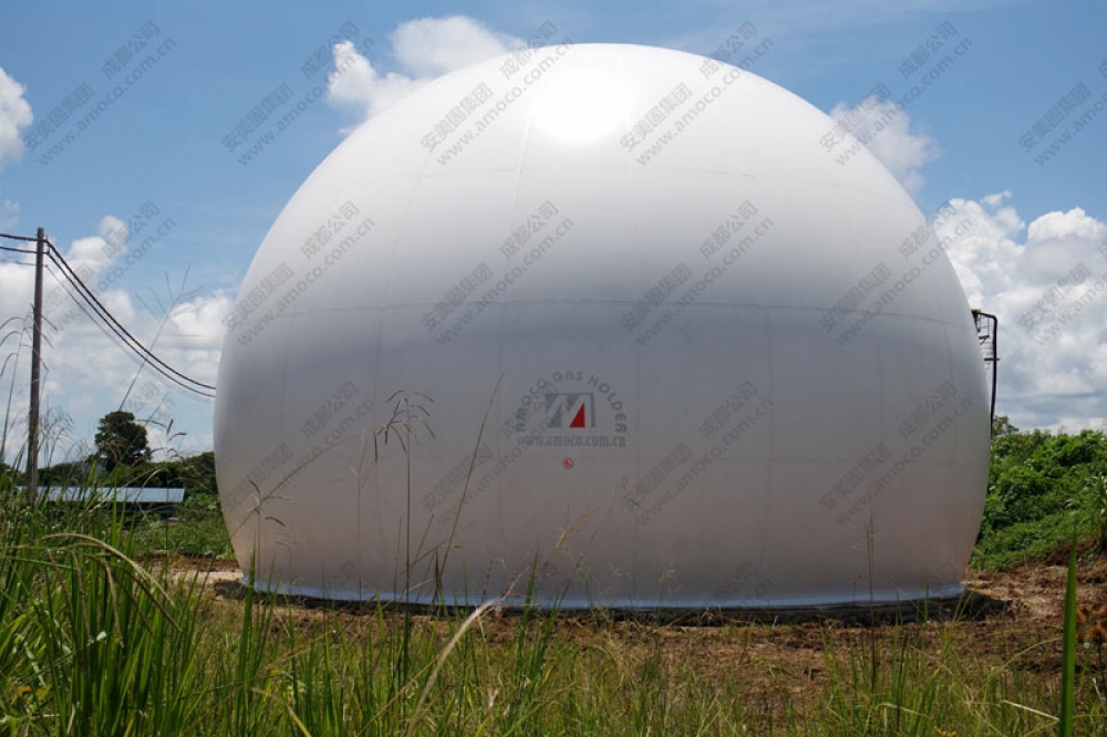 馬來西亞棕油廠雙膜儲(chǔ)氣柜