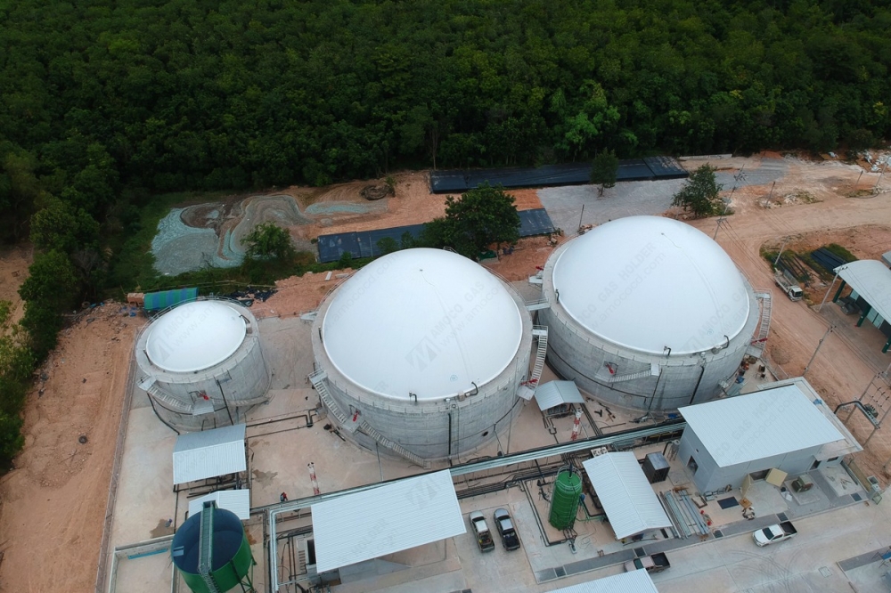 泰國(guó)羅勇府三聯(lián)膜氣柜