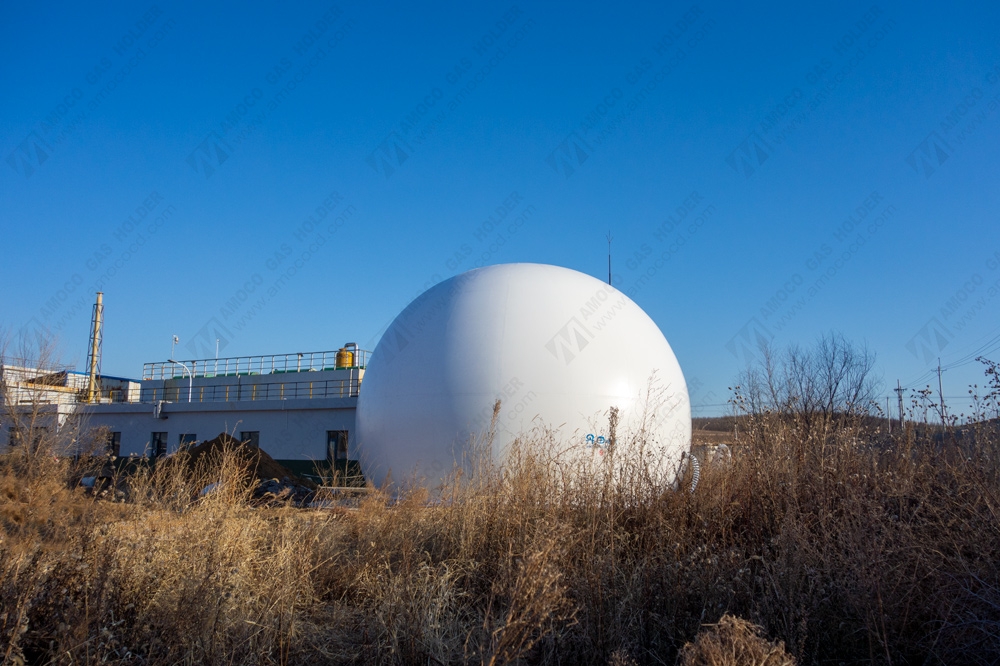 遼寧錦州啤酒廠膜氣柜