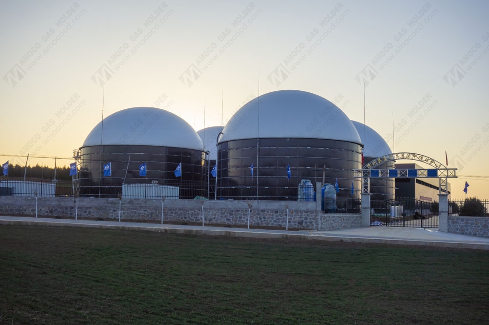 山西晉城四聯(lián)雙膜氣柜