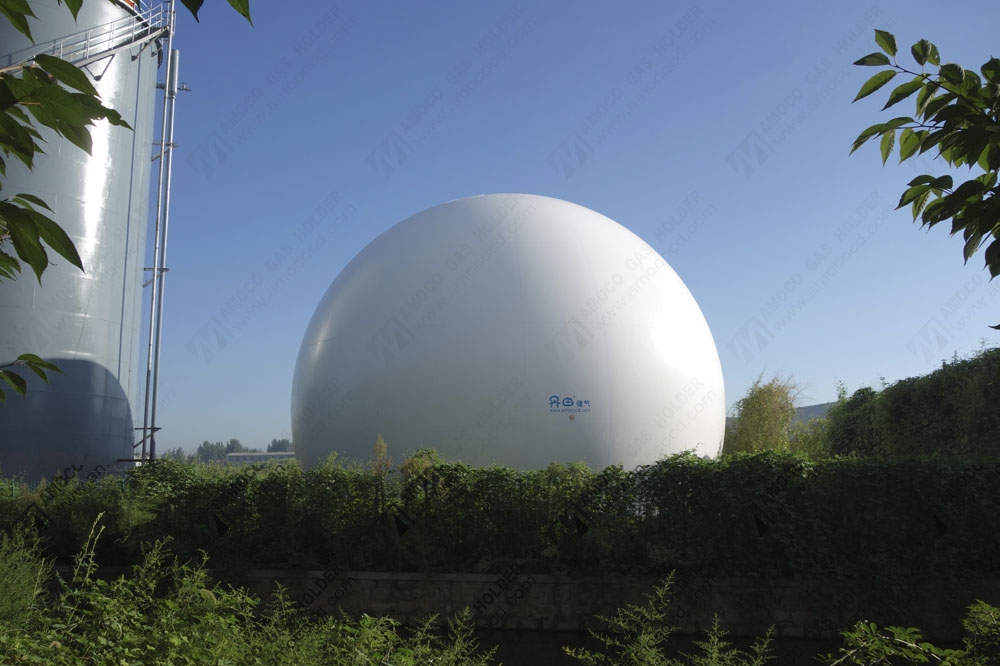 山東泰安食品廠膜氣柜項目