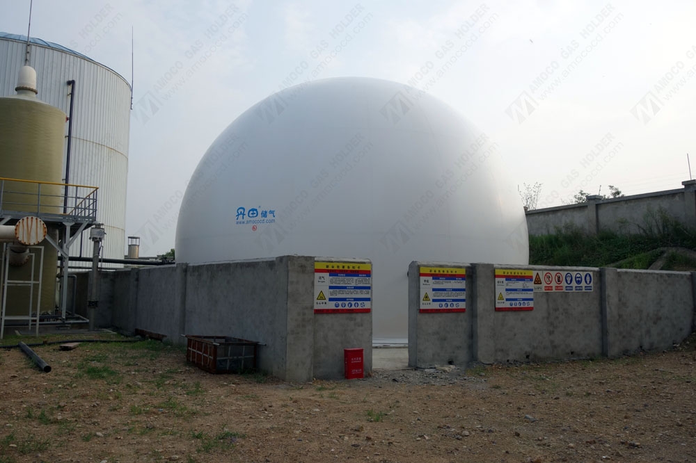 河南平頂山市環(huán)保發(fā)電膜氣柜項(xiàng)目