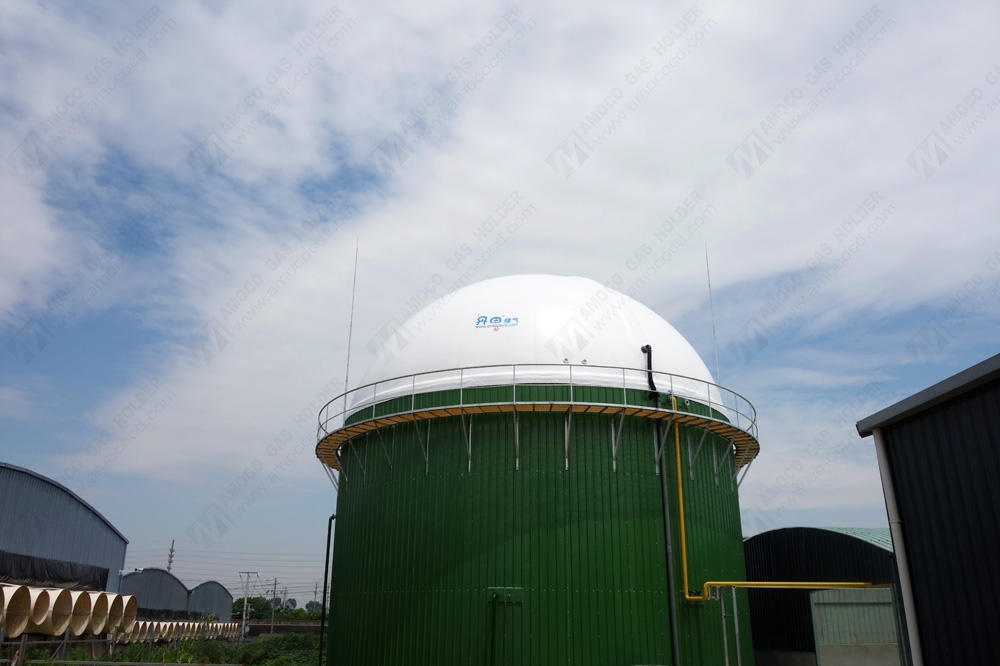 浙江嘉興養(yǎng)豬場膜氣柜