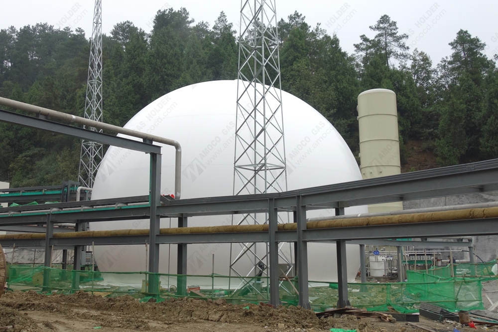 貴州遵義餐廚垃圾處理膜氣柜