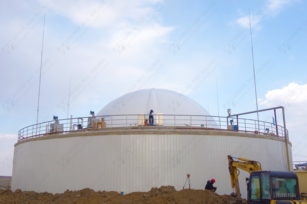 河北張家口養(yǎng)殖場氣柜