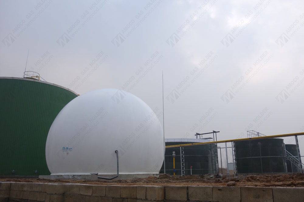山東棗莊生態(tài)農(nóng)牧膜氣柜