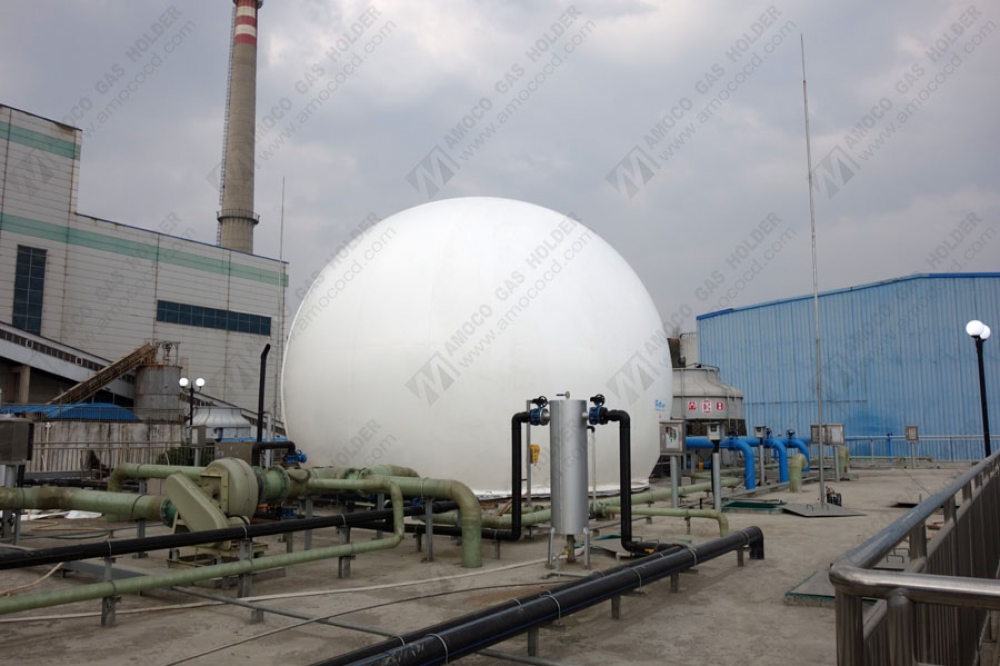 湖北武漢垃圾處理廠膜氣柜