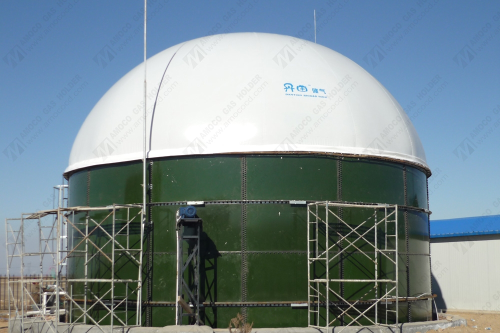 內(nèi)蒙古呼和浩特AMB雙膜氣柜