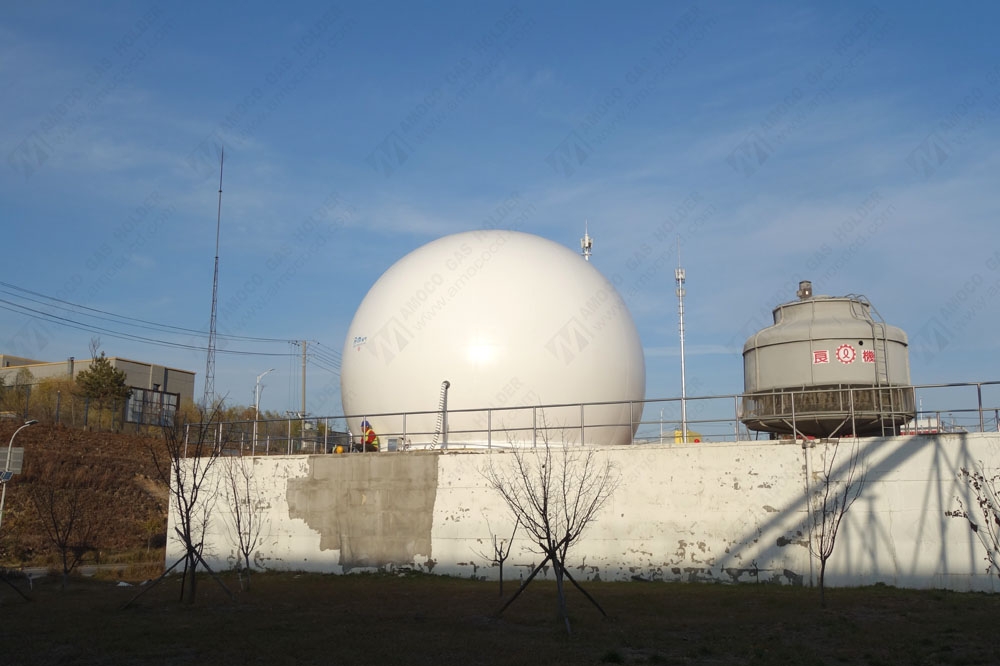 黑龍江哈爾濱啤酒廠雙膜氣柜