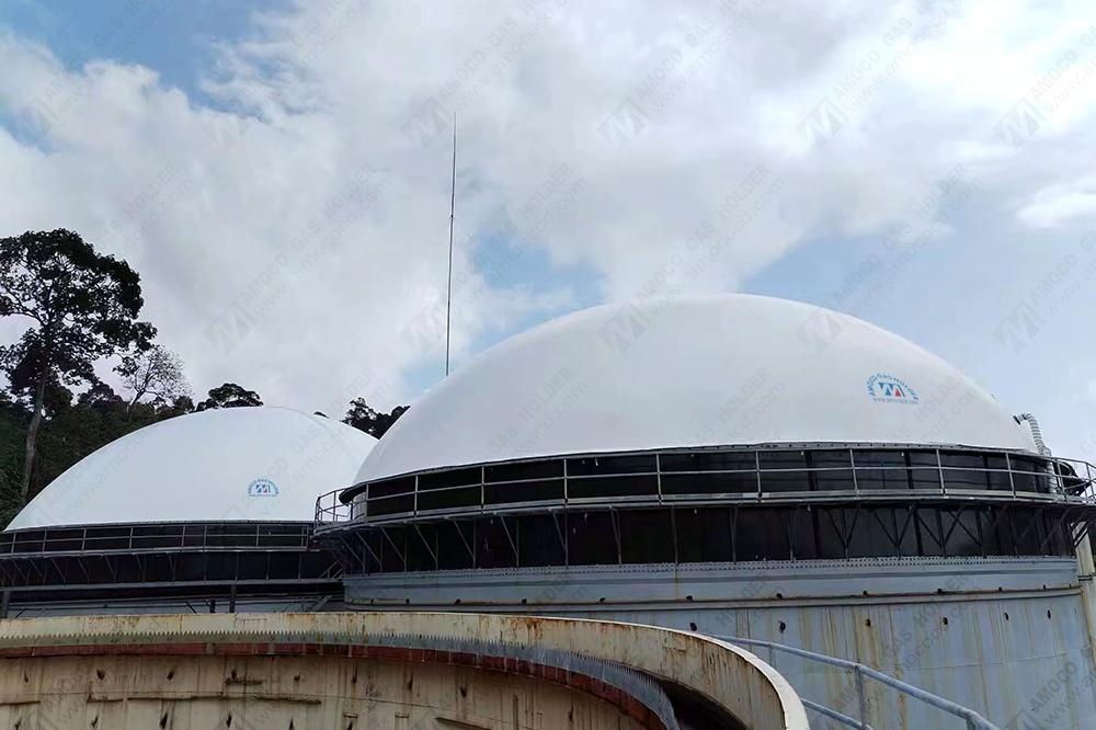 馬來西亞六聯(lián)鐵罐改造工程膜氣柜