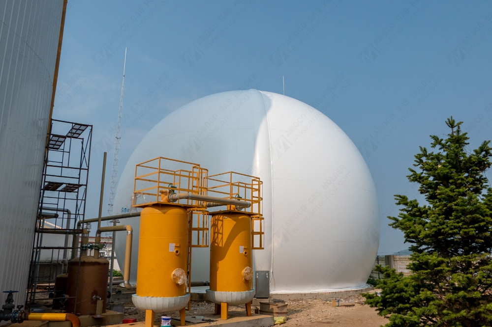 遼寧省丹東市食品廠雙膜氣柜