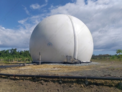 菲律賓養(yǎng)殖場(chǎng)膜氣氣柜客戶自行安裝完成