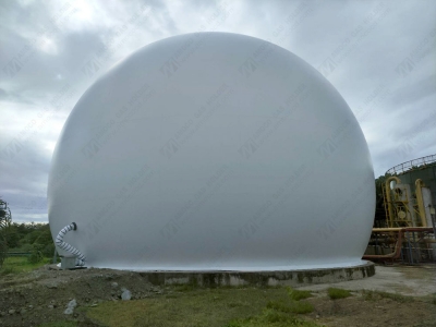 我公司位于馬來西亞的一處膜氣柜項(xiàng)目由客戶自行安裝完成